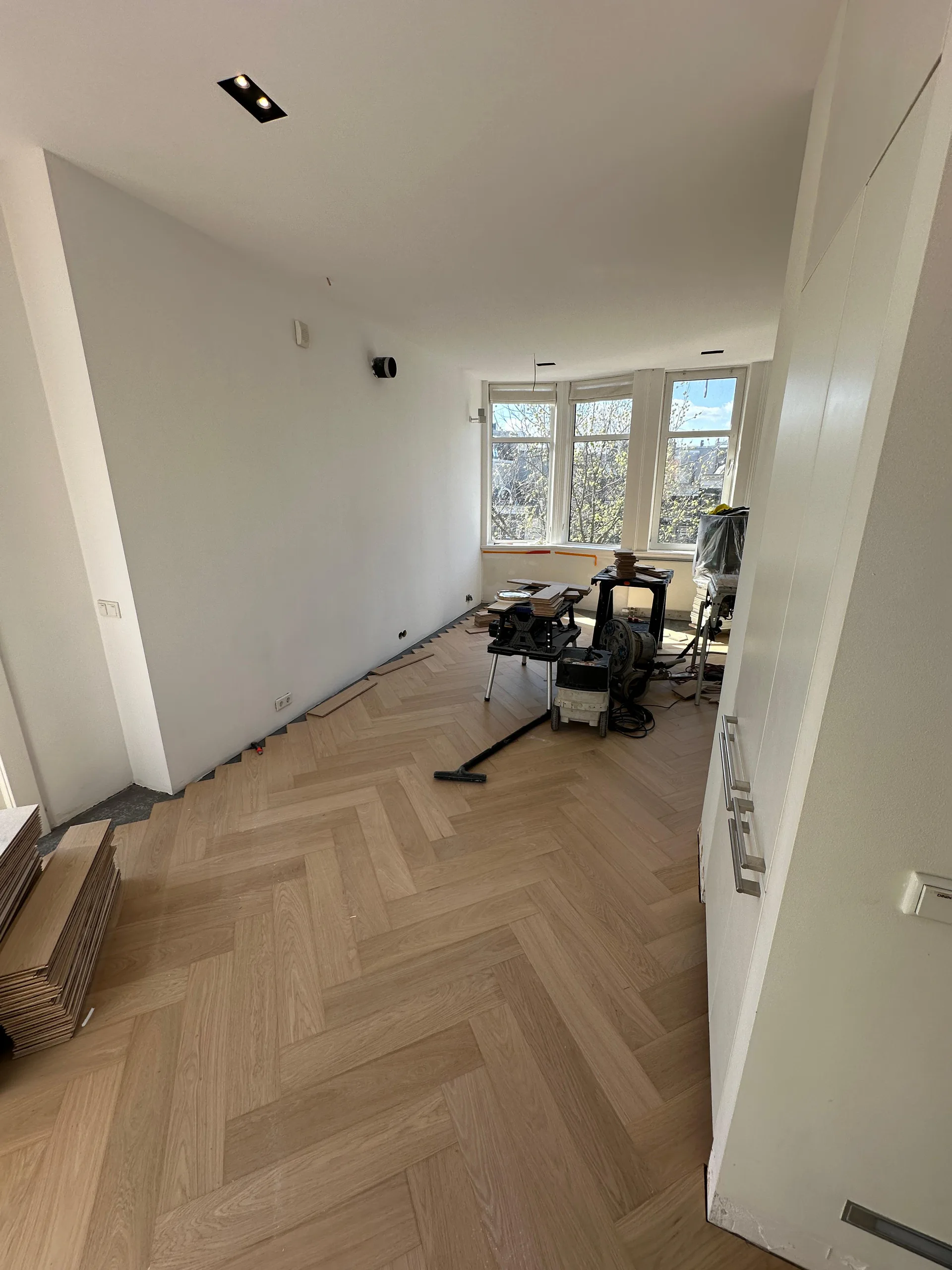 Voorzetwand Plafond Stuc — Project